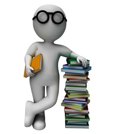 Graduate with books